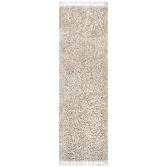 Solid 2x6 Runner Shag Rug for Living Room Bedroom Dining Room Nursery - Picture 3 of 7